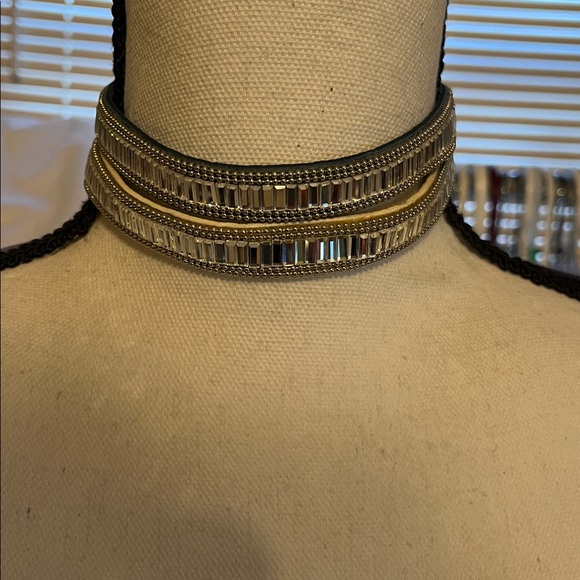 Beautiful boho rhinestone chokers, set of 2 - Picture 1 of 11